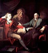 Henry Fuseli The artist in conversation with Johann Jakob Bodmer oil on canvas